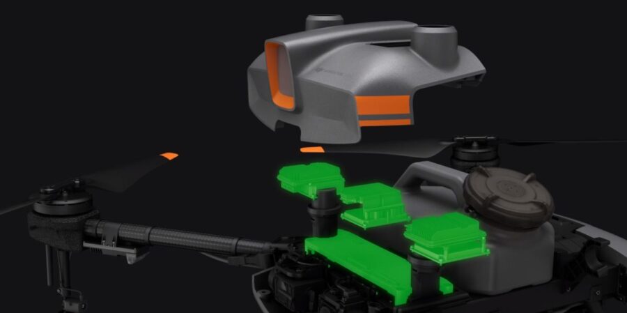 Сельскохозяйственный дрон DJI AGRAS T30